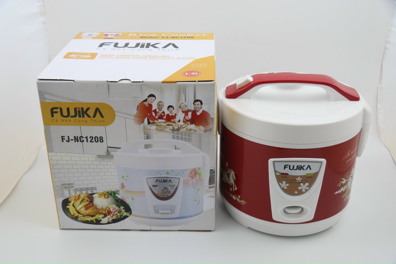 Nồi Cơm Điện Nắp Gài FUJIKA FJ-NC1208 (1.2 lít) - Màu Ngẫu Nhiên - Hàng Chính Hãng