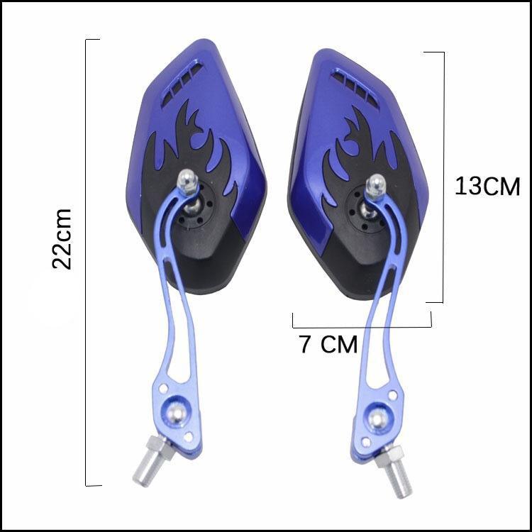 8mm 10mm Xe máy Gương chiếu hậu Xe đạp điện Xoay 360 Độ Gương chiếu hậu Xe tay ga