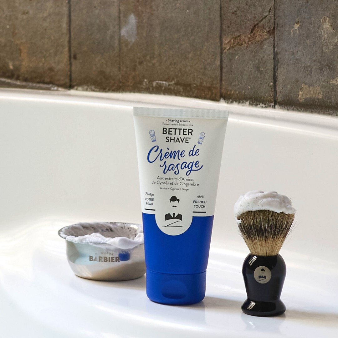 Bọt cao râu ngăn ngừa lão hóa thiên nhiên dành cho nam Monsieur Barbier