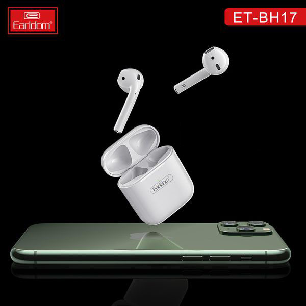 Tai nghe Iphone bluetooth kiểu dáng Airpods BH17, tay nge không dây hai bên chống ồn TWS cao cấp - bảo hành 1 năm