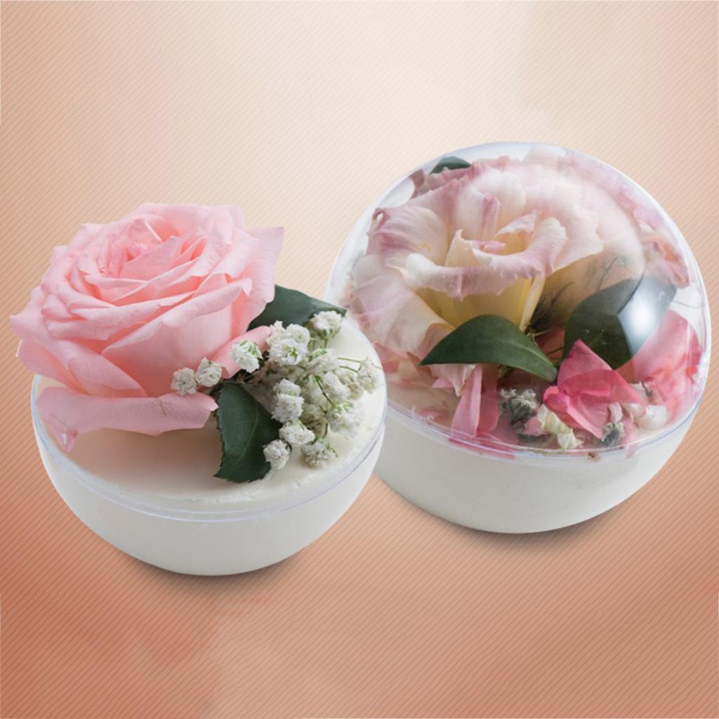 3X Clear Fillable Ball Wedding Favours Candy Filler DIY Tree Hanging 5cm