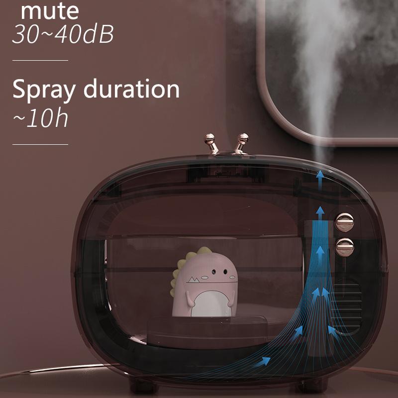Di Động 400Ml Máy Tạo Độ Ẩm Không Dây Adroable TV Máy Phun Sương Tạo Độ Ẩm Hương Thơm Khuếch Tán USB Siêu Âm Không Humidificador Với Bầu Không Khí Đèn