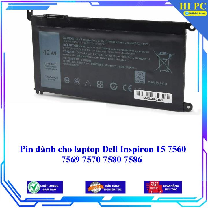 Pin dành cho laptop Dell Inspiron 15 7560 7569 7570 7580 7586 - Hàng Nhập Khẩu