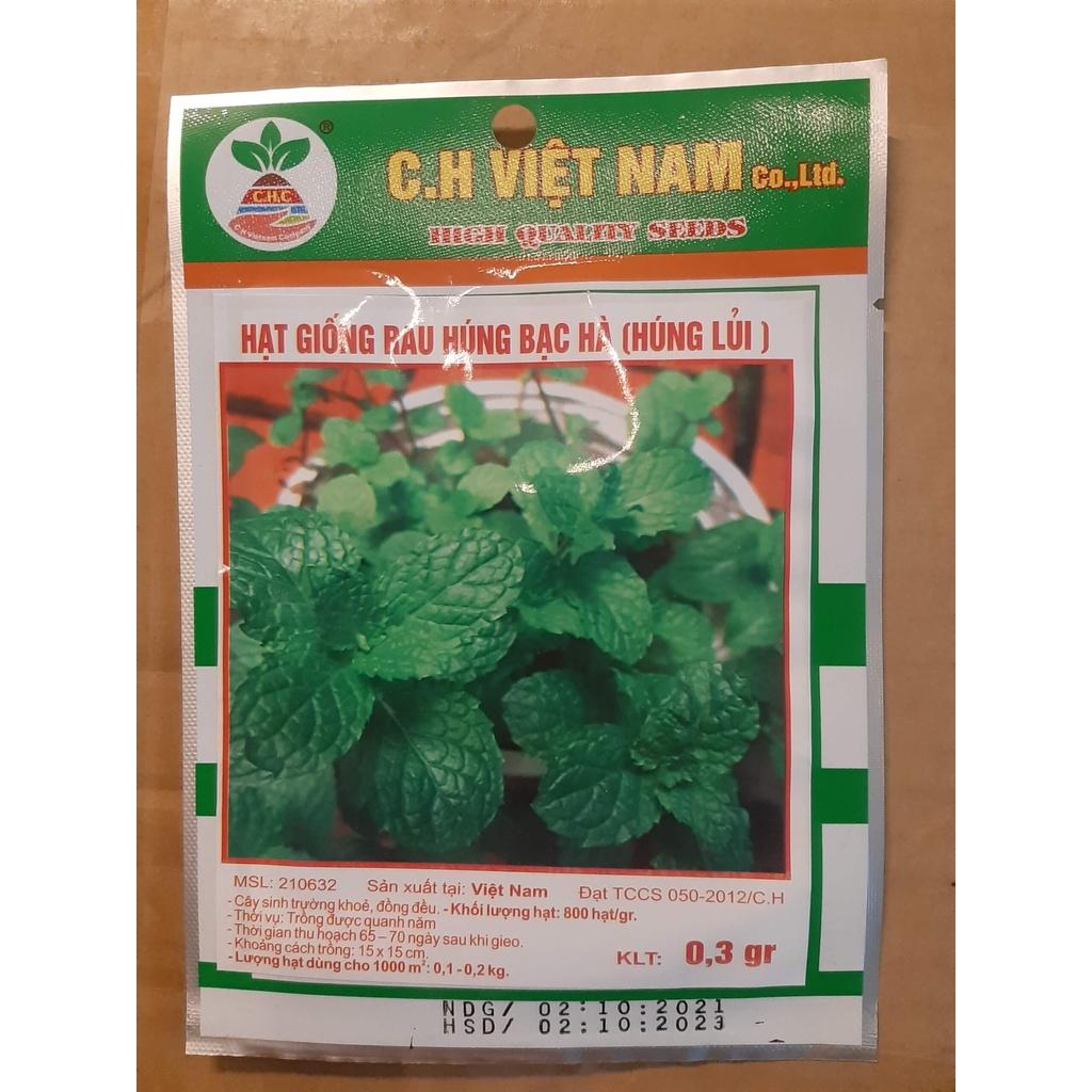 Shop Midori_Gói hạt giống rau húng bạc hà