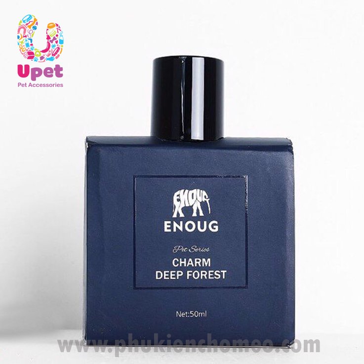 Nước Hoa Cao Cấp ENOUG 50ml hương rừng quyến rũ, tự nhiên giữ mùi, lưu hương thơm, an toàn dành cho chó mèo