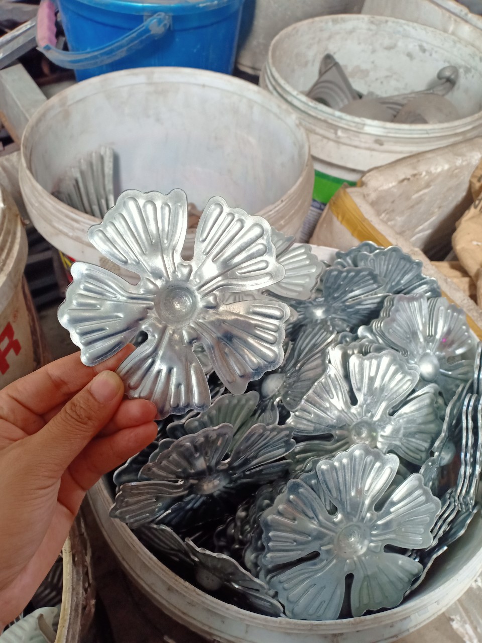 Phụ Kiện Sắt Hoa Mai 5 Cánh