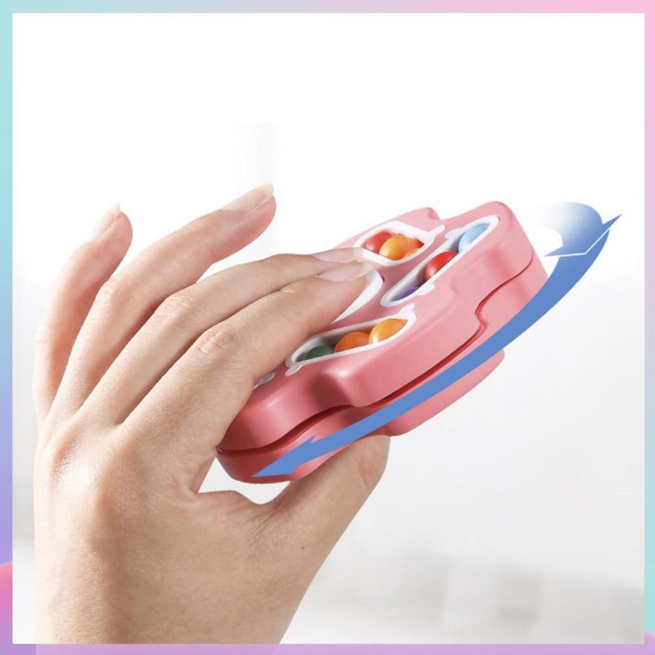 Đồ Chơi Khối Xoay Ma Thuật Hạt Đậu Giúp Giảm căng thẳng cho trẻ