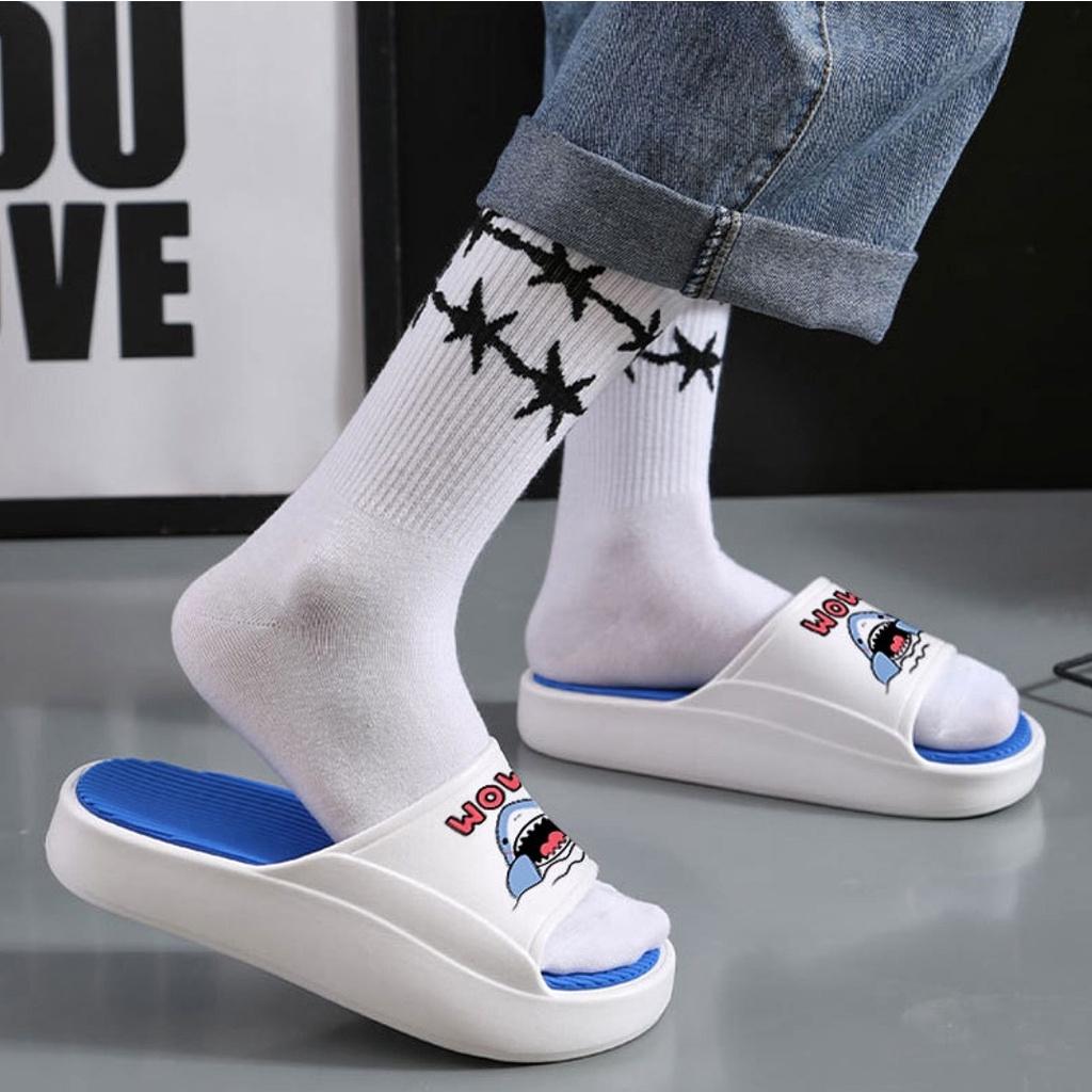 Dép quai ngang WOW độn đế cao cấp - Dép bánh mì nữ cute cao cấp