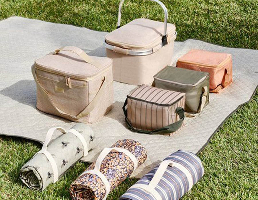 Giỏ giữ nhiệt picnic | JYSK Myra | polyester | màu tự nhiên | nhiều kích thước