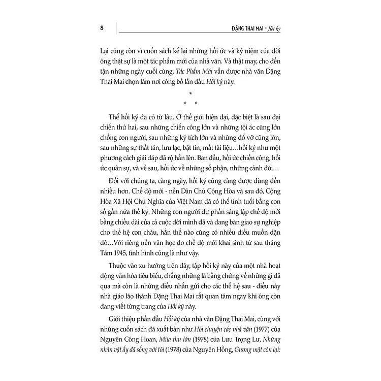 Sách - Đặng Thai Mai Hồi Ký - VIETNAMBOOK
