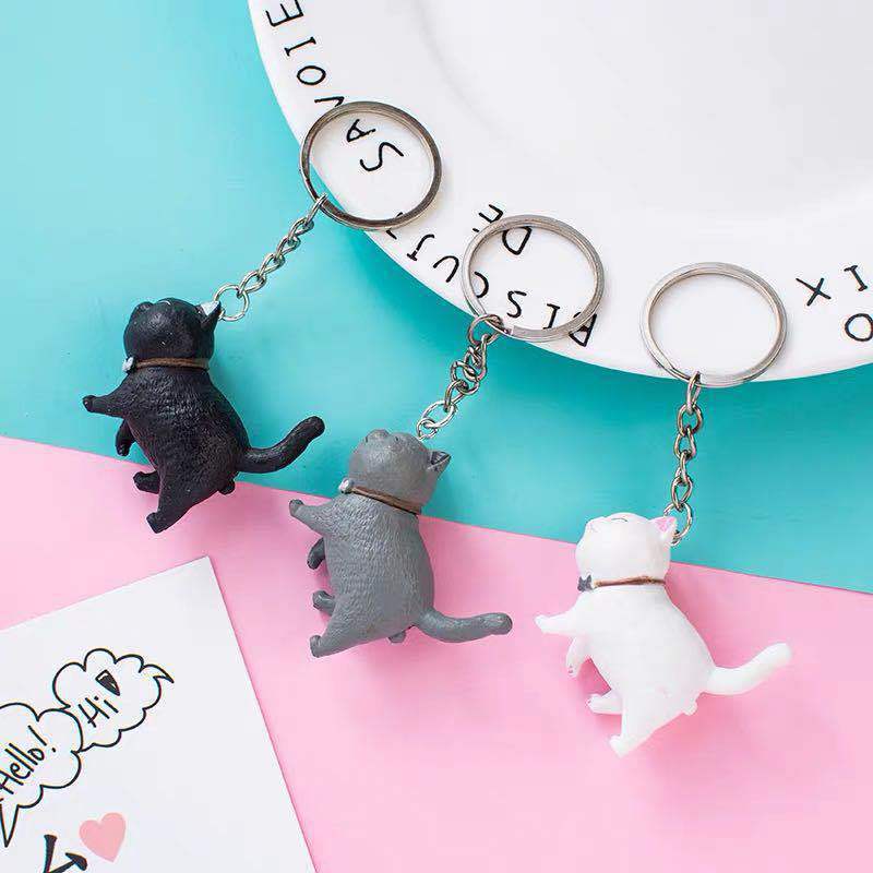 Móc Khóa 9 Mèo Bộ Siêu Tập Key Chain