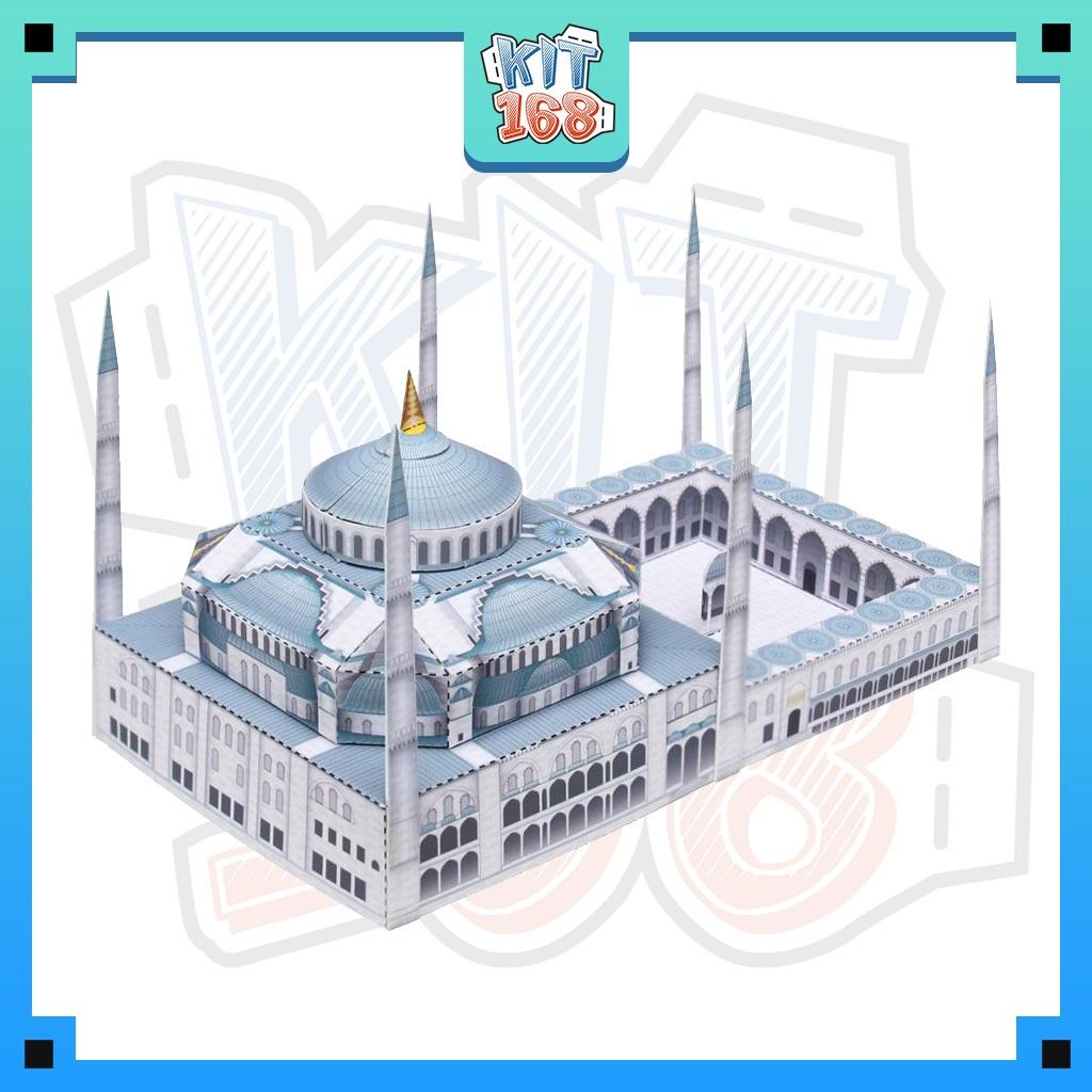 Mô hình giấy kiến trúc Sultan Ahmet Camii Mini - Thổ Nhĩ Kỳ