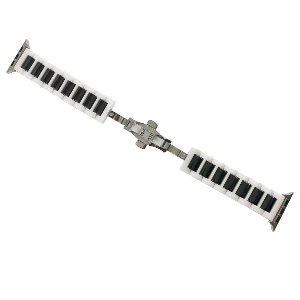 Ceramic Watch Strap Band Wristband for Apple Watch Series 38mm