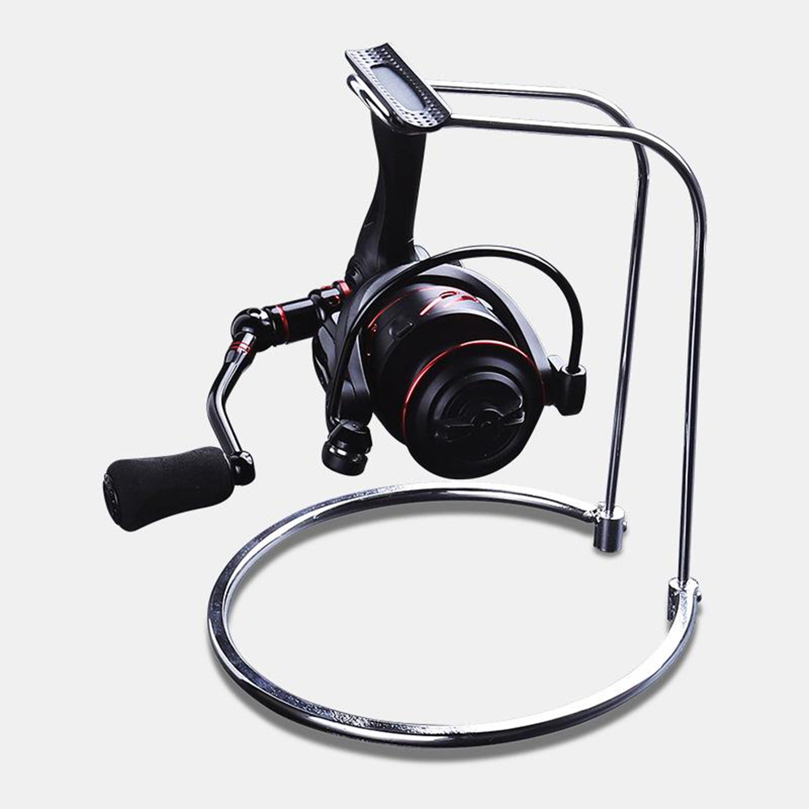 Sturdy Fishing Reel Display Stand Spinning Reel Gear Rack Stores Storage