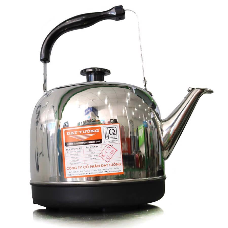 Ấm điện Đạt Tường inox đế liền 5L ĐL-5l