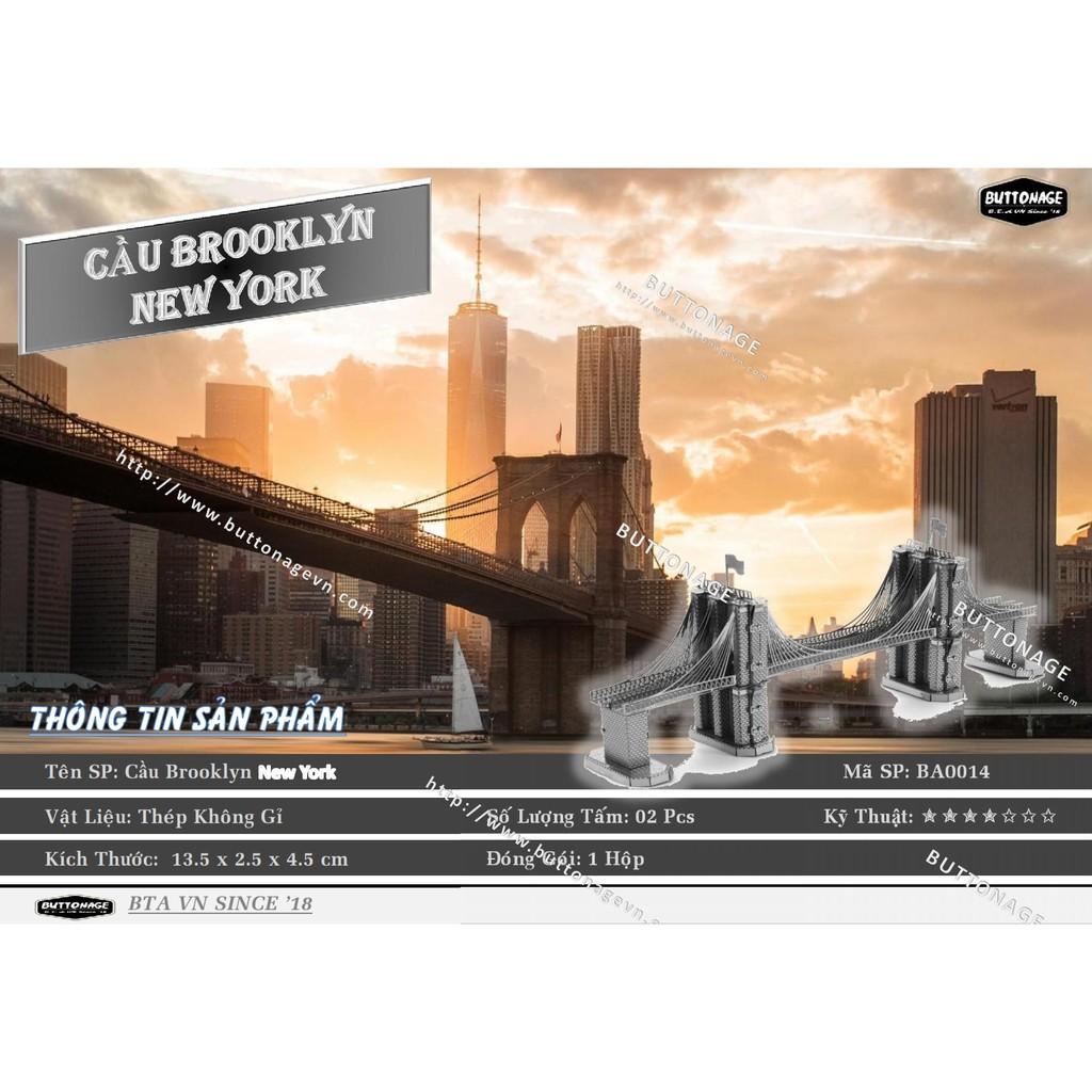 Mô Hình Lắp Ráp 3d Cầu Brooklyn Bridge