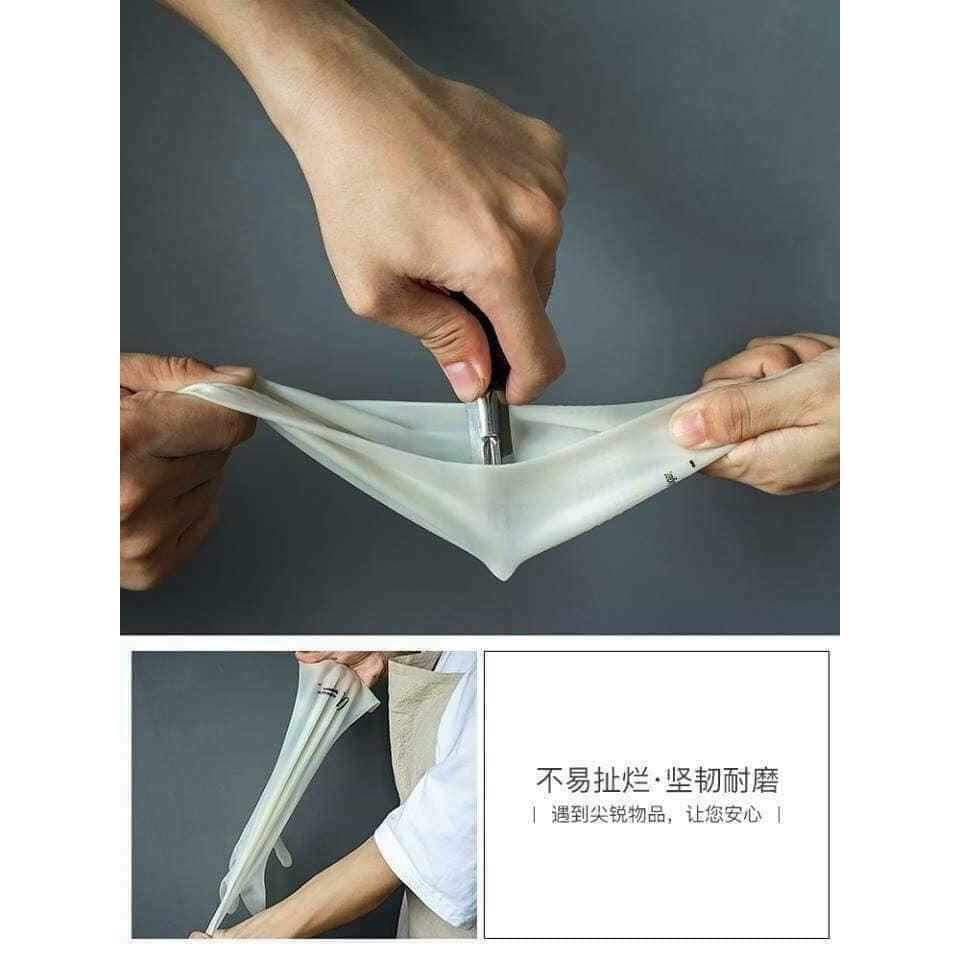 Găng tay cao su siêu dai  cổ ngắn