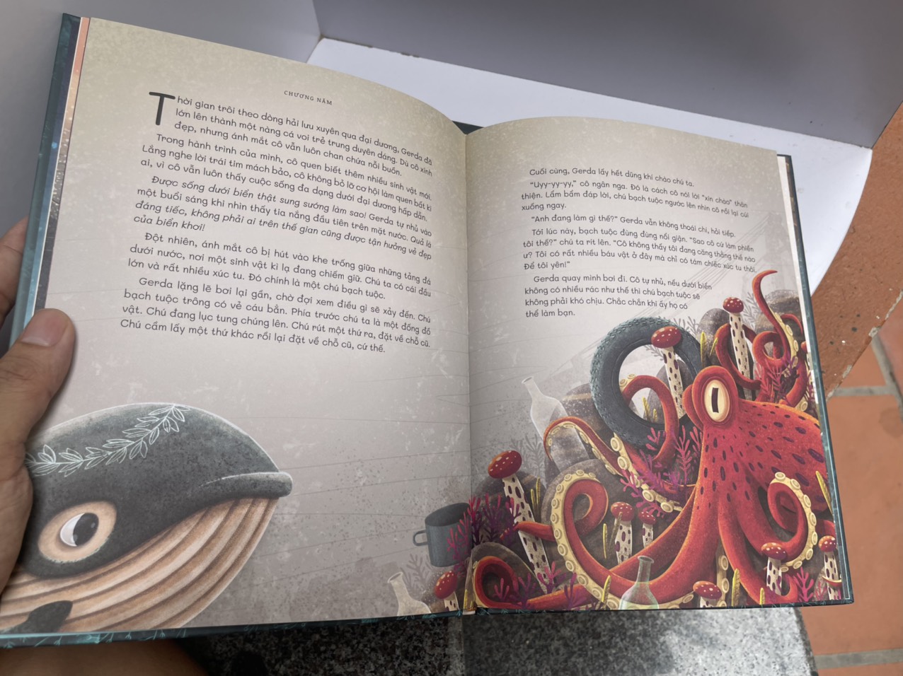 [Tái bản 2024 - bìa dẻo ] GERDA CÂU CHUYỆN CÁ VOI – GERDA CÂU CHUYỆN VỀ LÒNG DŨNG CẢM - San Hô Books (combo 2 cuốn)