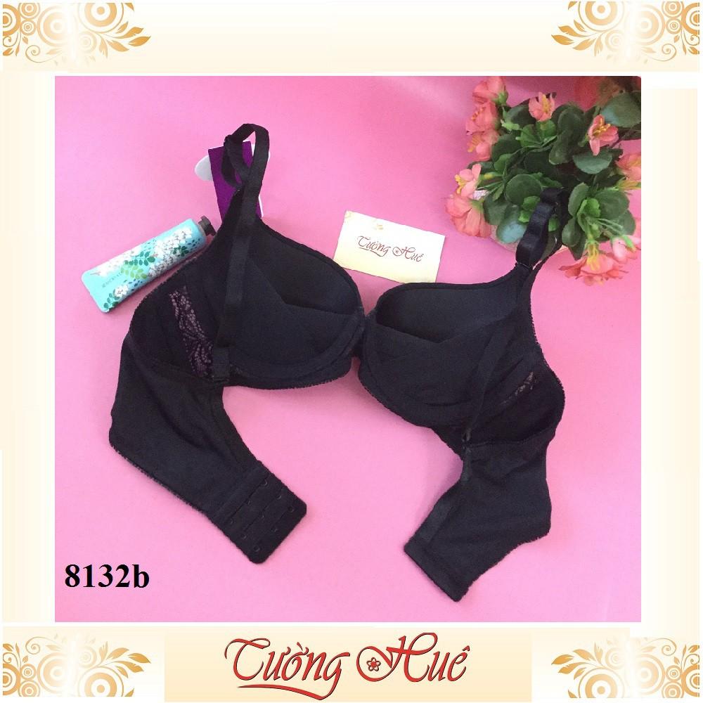 Áo lót nữ annie Bra 8132 B áo ngực nâng phối ren hoa.