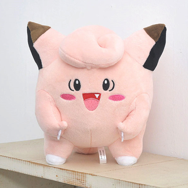 Gấu Bông Pokemon Clefairy Pippi (25 Cm) Gb223 (Tặng 1 Móc Khóa Dây Da Pu Đính Đá Lấp Lánh)