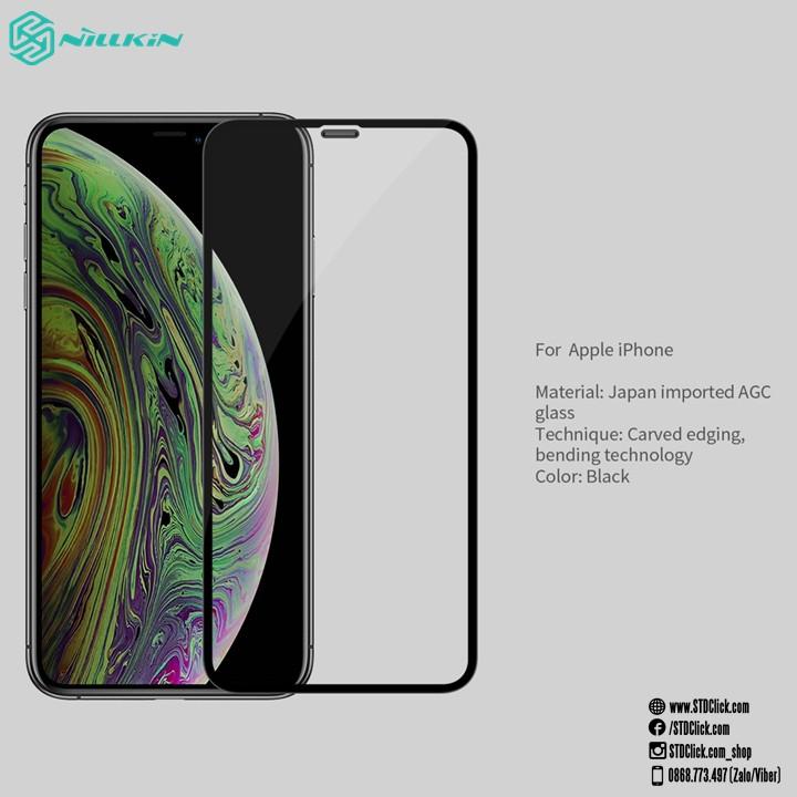KÍNH CƯỜNG LỰC DÀNH CHO ĐIỆN THOẠI IPHONE 11 - 11 PRO - 11 PRO MAX NILLKIN 3D CP+MAX CÓ MÀNG LOA