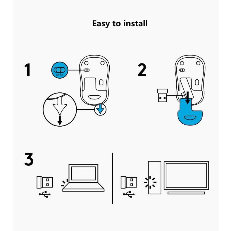 Chuột Quang Không Dây M221 2.4GHz Cho PC