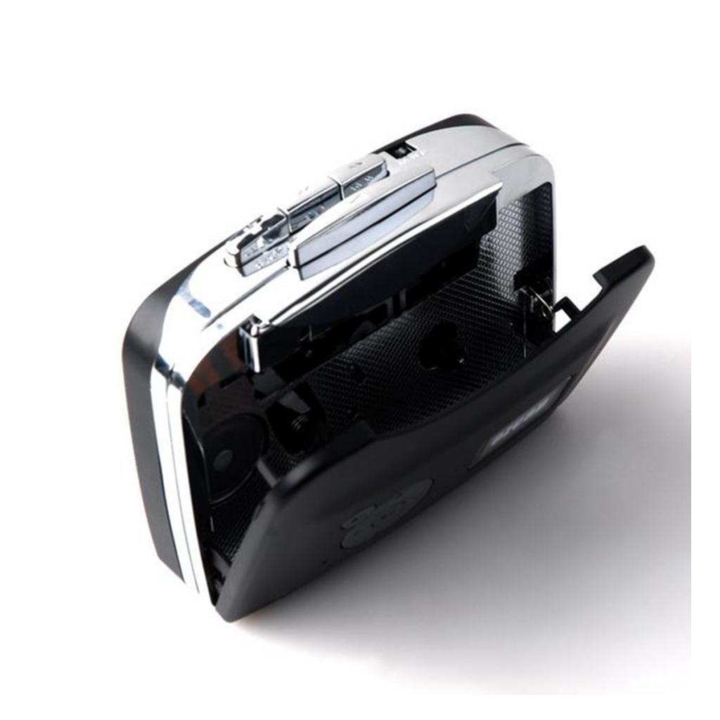Tape USB Cassette-to-MP3 Player Converter With USB Cable, Earphones