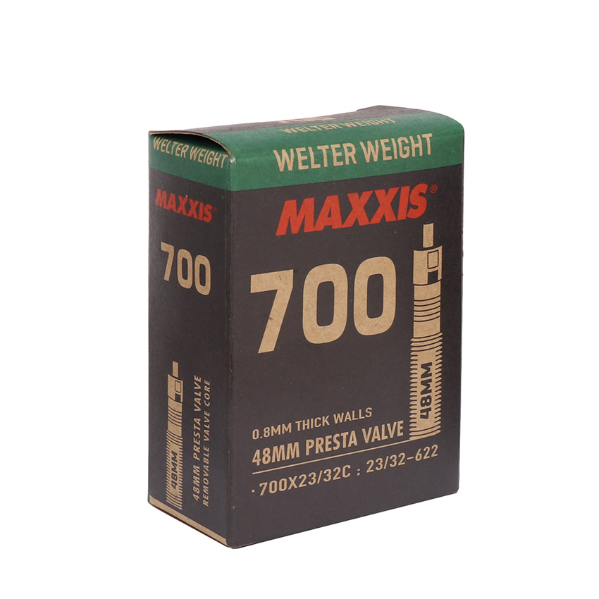 Ruột Xe Đạp 700×23/32C 48mm Van Nhỏ MAXIS Bicycle Tube Welter Weight