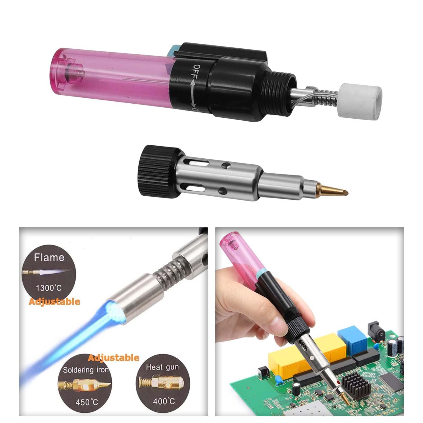 Portable Butane Soldering Iron Kit Welding Tool for Heat Shrinkable Tube