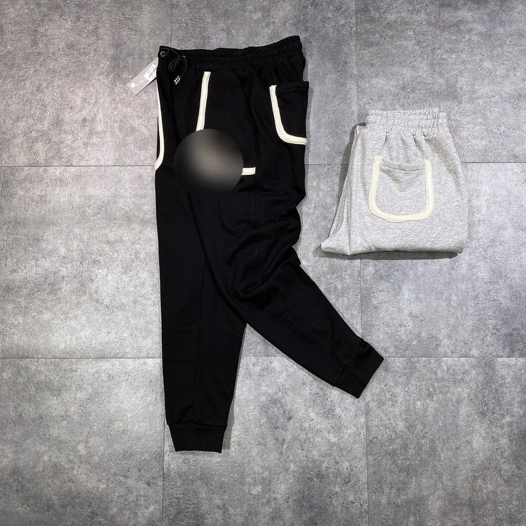 Quần Jogger nam chất nỉ bông dày dặn, mặc siêu ấm, thiết kế đơn giản, dễ mặc, dễ phối đồ