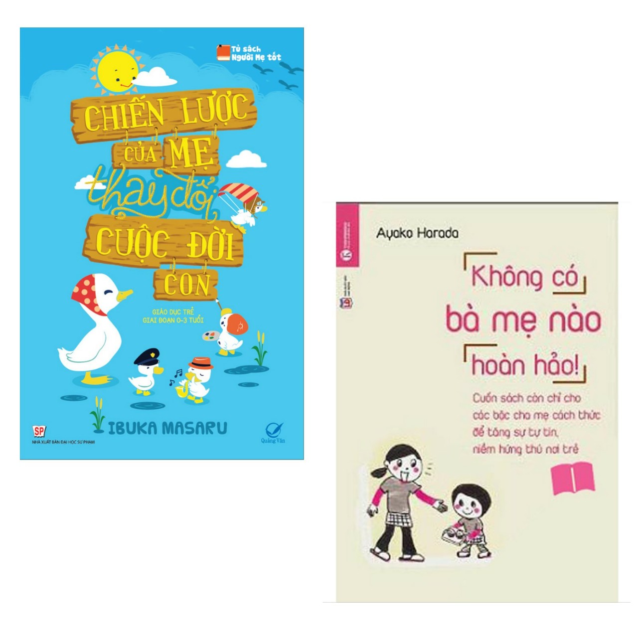 Combo 2 cuốn sách hay về nuôi dạy con : Chiến Lược Của Mẹ Thay Đổi Cuộc Đời Con + Không Có Bà Mẹ Nào Hoàn Hảo