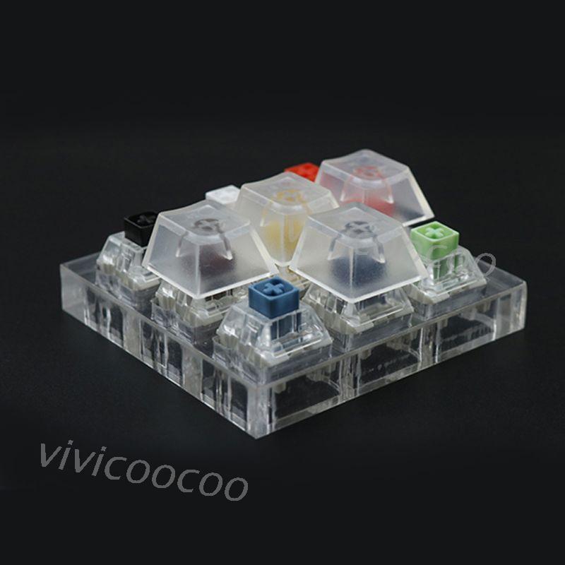 Set 10 Nắp Đậy Bàn Phím Cơ Bằng Nhựa Abs Màu Trong Suốt