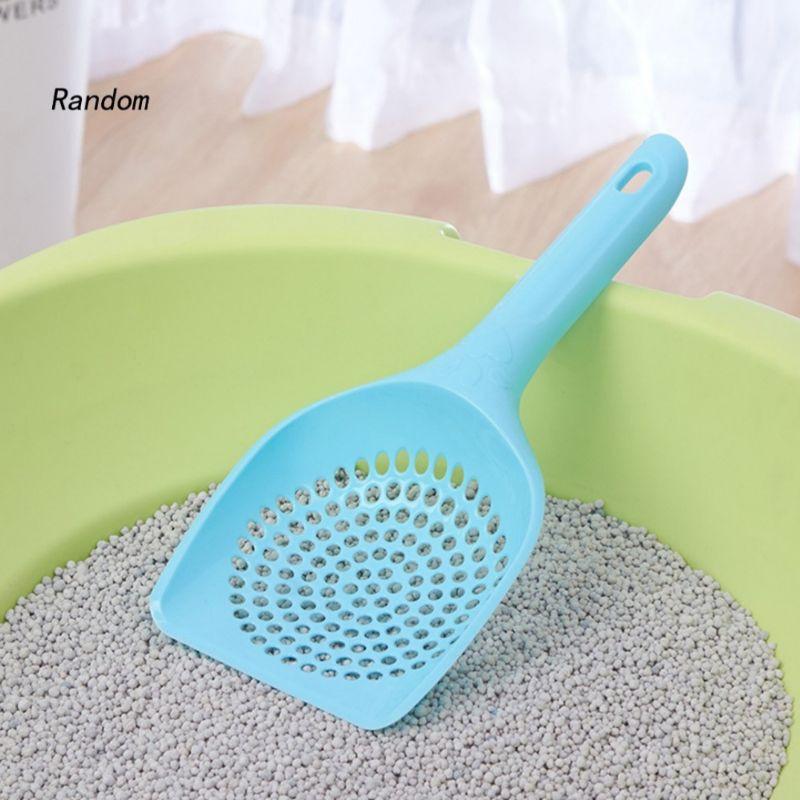 Xẻng nhựa to lổ tròn dọn vệ sinh cho mèo