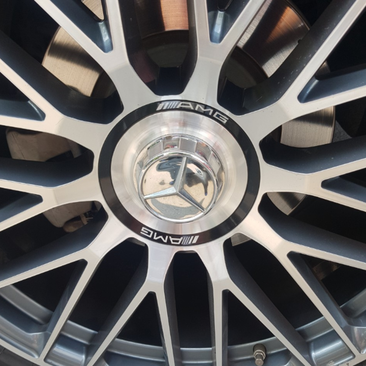 Logo chụp mâm, ốp lazang bánh xe ô tô Maybach AMG BC-1030C