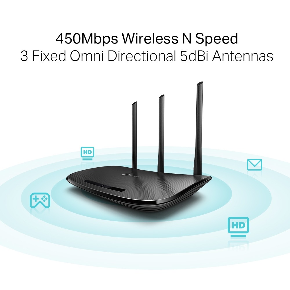 Bộ phát WiFi TP-Link WR940N 450Mbps - Hàng chính hãng FPT phân phối