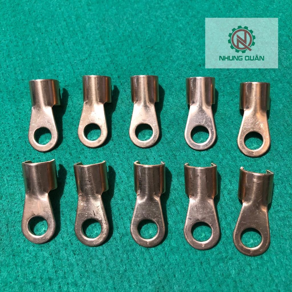 khuyên đồng nắp bình ắc quy lỗ 8 và 10 mm dầy 2mm