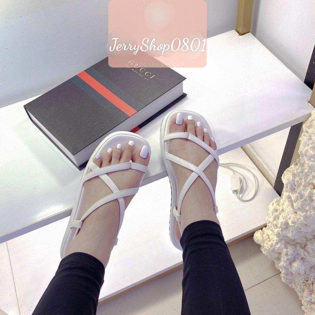 Sandal nữ cao 2p ĐẾ XUỒNG XỎ NGÓN 4 DÂY siêu xinh