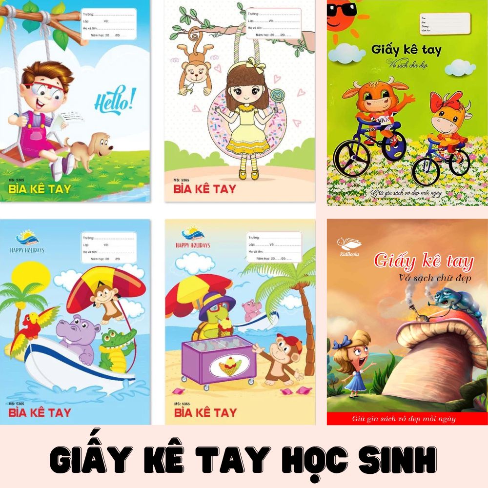 Chibook - Giấy kê tay học sinh ( Mẫu ngẫu nhiên)