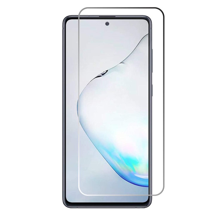 Kính cường lực cho Samsung Note 10 Lite nhám chống vân tay/ full màn hình/ không viền màu