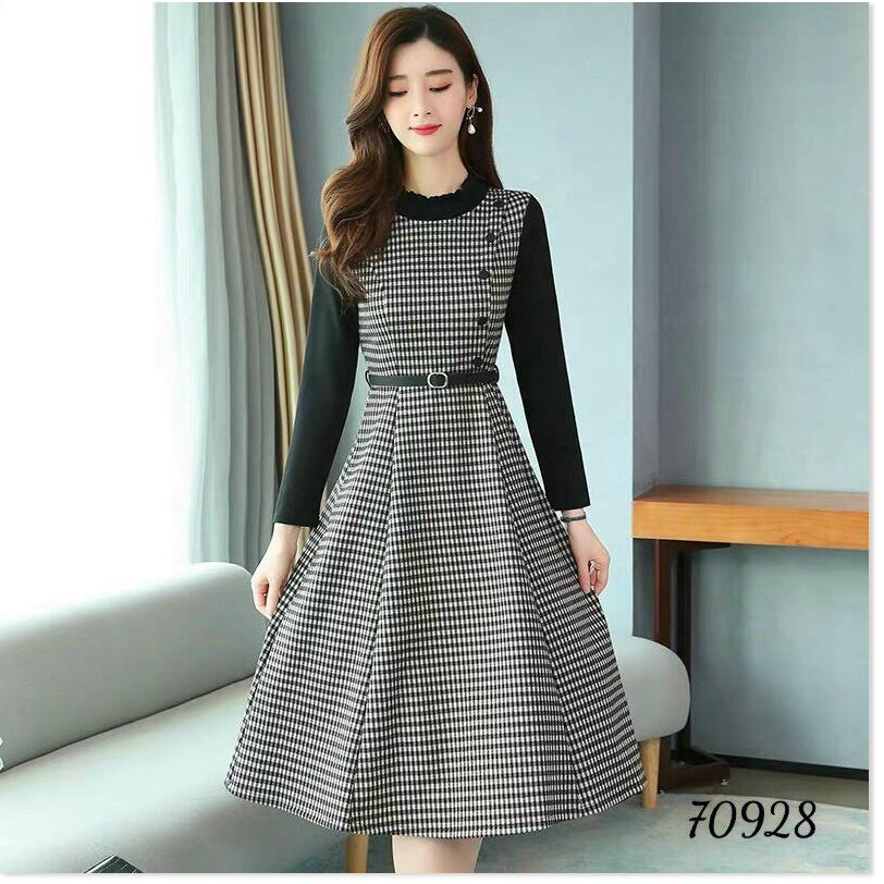ĐẦM XÒE VOAN LỤA NỮ HỌA TIẾT CỰC ĐẸP