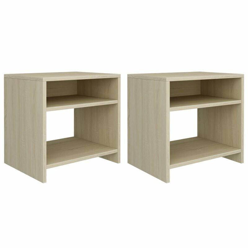 Tủ Đầu Giường SOVACO- ALB / R40 x D30 x C40cm / Phong Cách Tối Giản / Có Kèm Giấy Hướng Dẫn Lắp Ráp