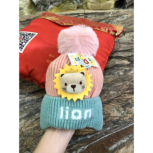 Mũ Len Lion Hình Sư Tử Mẫu Cực Đẹp Cho Bé