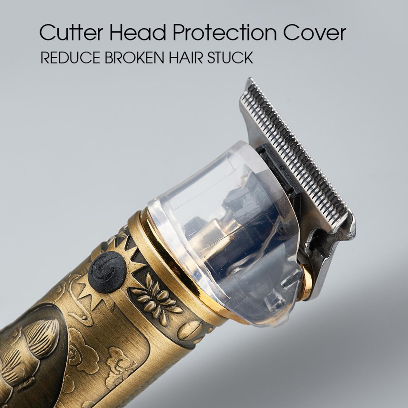 Cordless Barber Clipper Hair Cutting Kit Beard Trimmer Haircut Grooming Set T-Blade Trimmer USB Electric Beard Trimmer