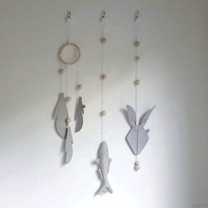 Lưới bắt giấc mơ Dream Catcher bằng gỗ có dây treo trang trí phòng