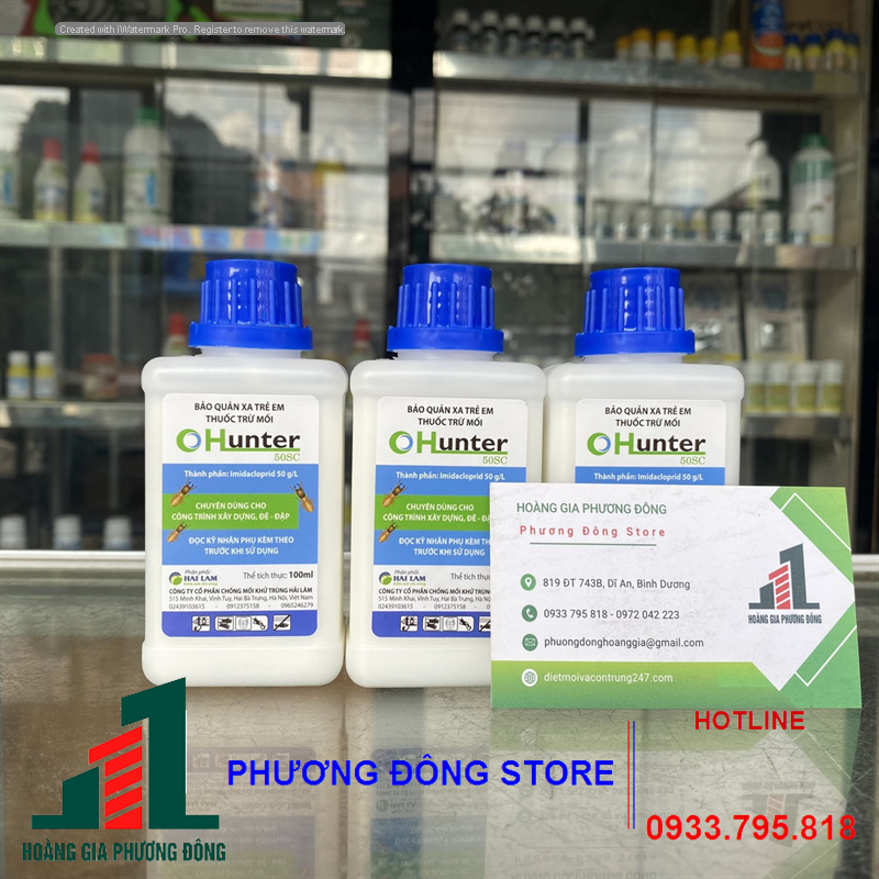 Thuốc diệt mối, phòng mối OHUNTER 50SC -100ML