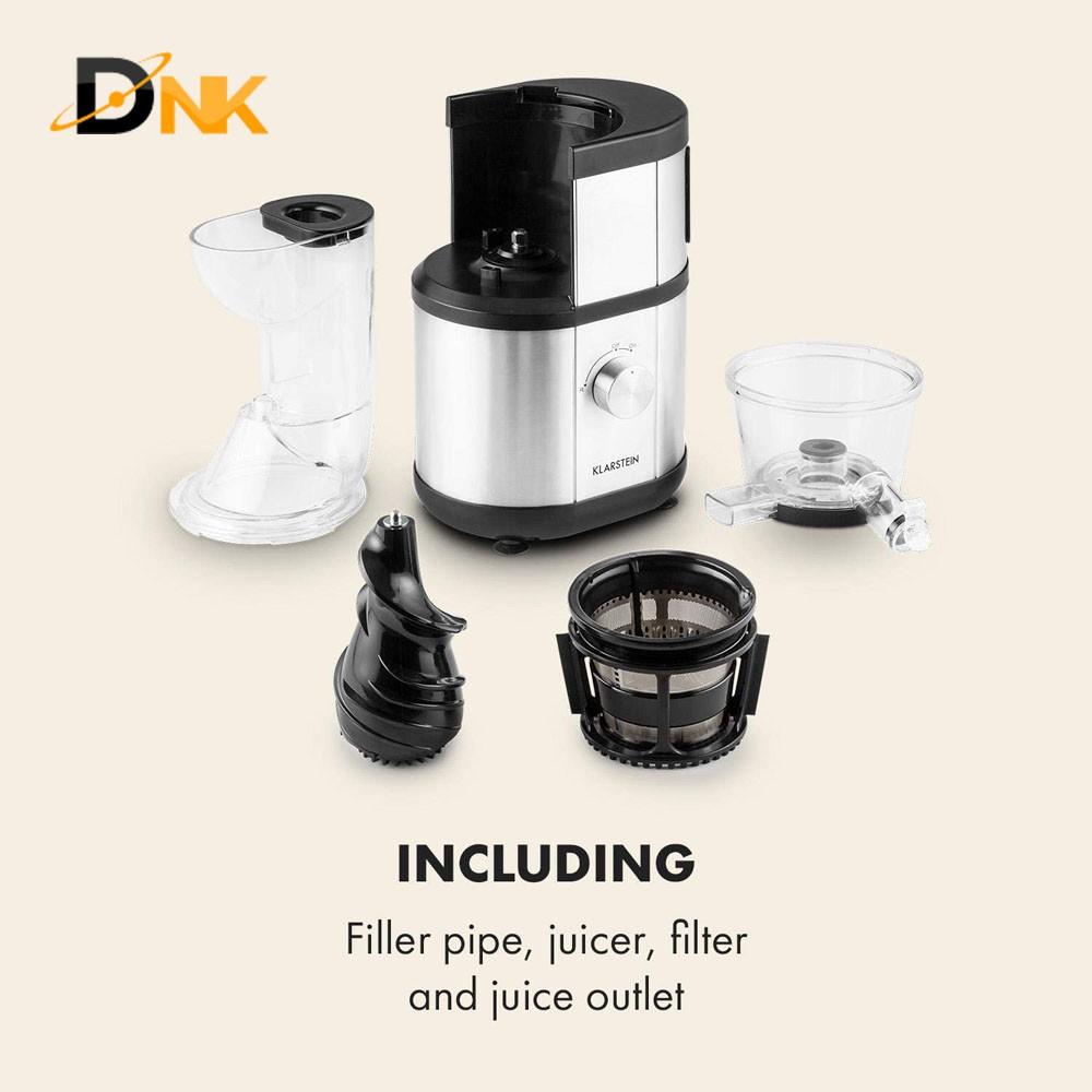 Máy Ép Chậm Klarstein Fruitberry Slow Juicer, máy ép trái cây gia đình - CAM KẾT HÀNG NHẬP KHẨU ĐƯC BỞI DNK