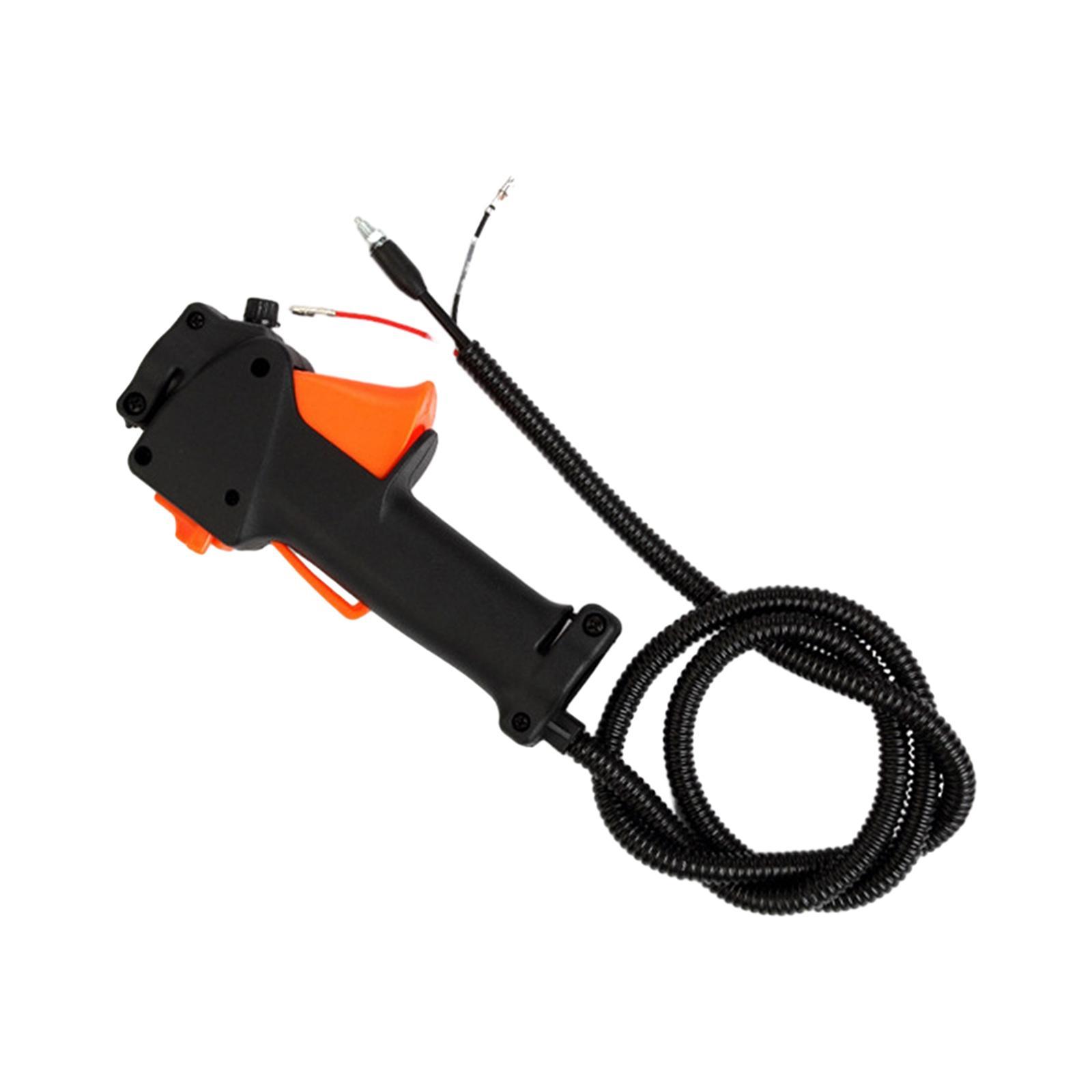 Brush Cutter Strimmer Handle Switch Throttle Cable for Backpack Grass Cutter
