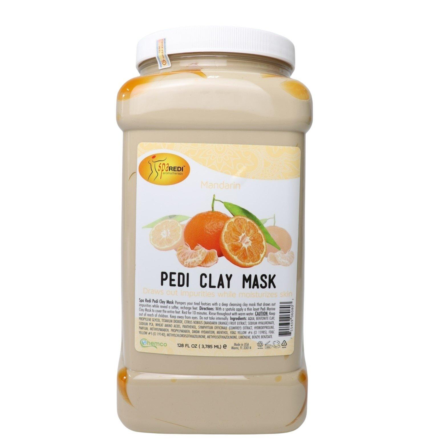Măt nạ đất sét Pedi Clay Mask mùi Cam 3785 ml