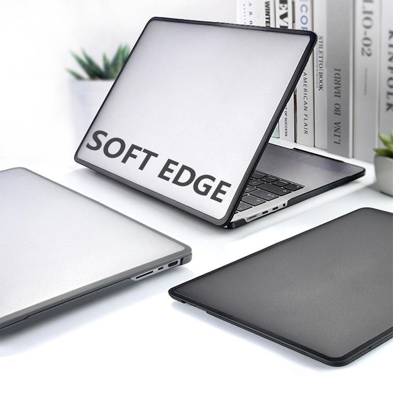 Ốp Bảo Vệ Bàn Phím Máy Tính macbook pro M1 air 13 inch A2337 A2338 Trong Suốt Viền Mềm Chất Lượng Cao 2020