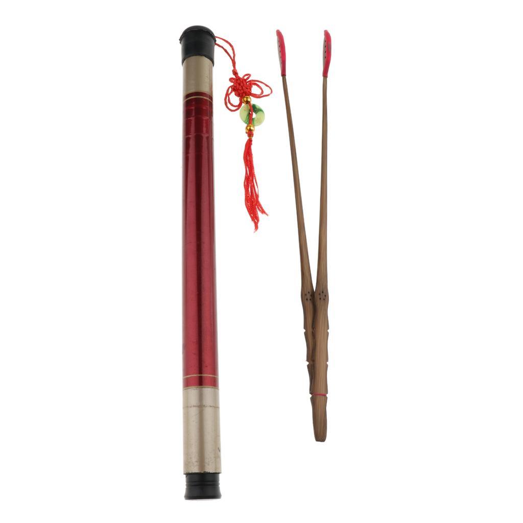 2x1 Pair Chinese Dulcimer Hammer Beater with Case Organiser